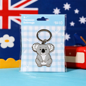 Tùy Chỉnh Úc Keychain Cờ Bản Đồ Mềm Men Kim Loại Vòng Chìa Khóa Kangaroo Koala Hộp Thư Màu Đỏ Khu Vực Văn Hóa Lưu Niệm Du Lịch Quà Tặng - Product Image 6