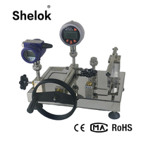 Nouveau modèle de calibrateur de pression à piston hydraulique de luxe pour bureau, testeur de poids mort, manomètre