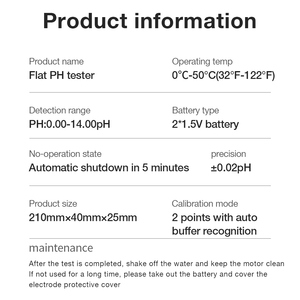 नया डिजाइन डिजिटल डिस्प्ले इलेक्ट्रॉनिक पोर्टेबल <span class=keywords><strong>ph</strong></span> मीटर बेबी पूरक भोजन <span class=keywords><strong>Ph</strong></span> परीक्षक पनीर सौंदर्य <span class=keywords><strong>Ph</strong></span> परीक्षक - Product Image 5