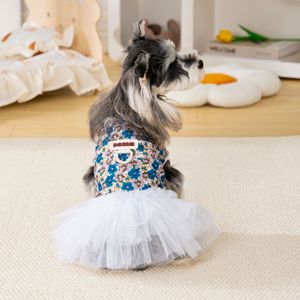 Robe tutu à imprimé floral pour <span class=keywords><strong>chien</strong></span> avec anneau en D, adorable robe <span class=keywords><strong>de</strong></span> princesse pour petits chiens et chats, vêtements d'été pour animaux <span class=keywords><strong>de</strong></span> <span class=keywords><strong>compagnie</strong></span>, jupe pour <span class=keywords><strong>petit</strong></span> <span class=keywords><strong>chien</strong></span> - Product Image 3