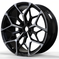 عجلات JWYC مقاس 17-23 بوصة 5x100 5x112 5x120 مصنوعة من سبيكة 6061-T6 بتصميم سباقات مقعر عميق تناسب سوبارو BRZ وتويوتا GR86