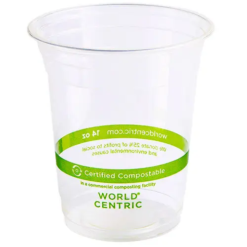 Nieuwe Product Milieuvriendelijk Wegwerp 7Oz/9Oz/10Oz Pla Clear Cup Koffie Cup Pla Koude cup Pla Cup Biologisch Afbreekbaar