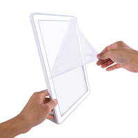 Kejea Durable L Shape Slide Card Holder Price Holder Sign A5 Plexiglass Card Stand