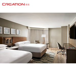 Hiện đại sang trọng lưu trữ nội thất phòng ngủ thiết lập với tủ quần áo đầu giường Bàn Giường cơ sở cho nhà hoặc khách sạn làm bằng kim loại - Product Image 2