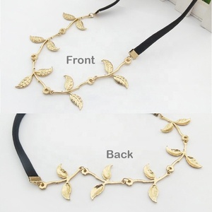 MIO British style fashion romantic olive branch fascia elastica fashion sweet metal tree leaf headband - Product Image 2