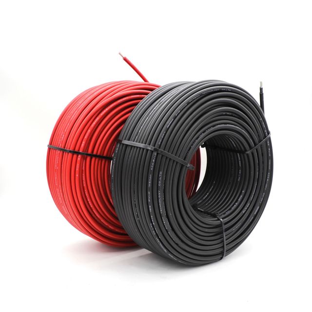 Wholesale Certified Super Solar DC Cable 4mm2 6mm2 PV Power Cable Single Copper Core Insulated Solar Panel Energy System