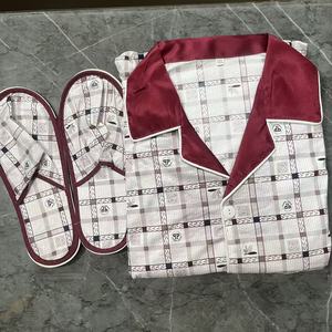 <span class=keywords><strong>Pigiama</strong></span> in Maglia con Pantofole, Set 4 Pezzi, Morbido Cardigan da Donna, Abbigliamento da Notte Autunnale, <span class=keywords><strong>Pigiama</strong></span> da <span class=keywords><strong>Uomo</strong></span> con Colletto, Maniche Lunghe e Pantaloni Lunghi - Product Image 5