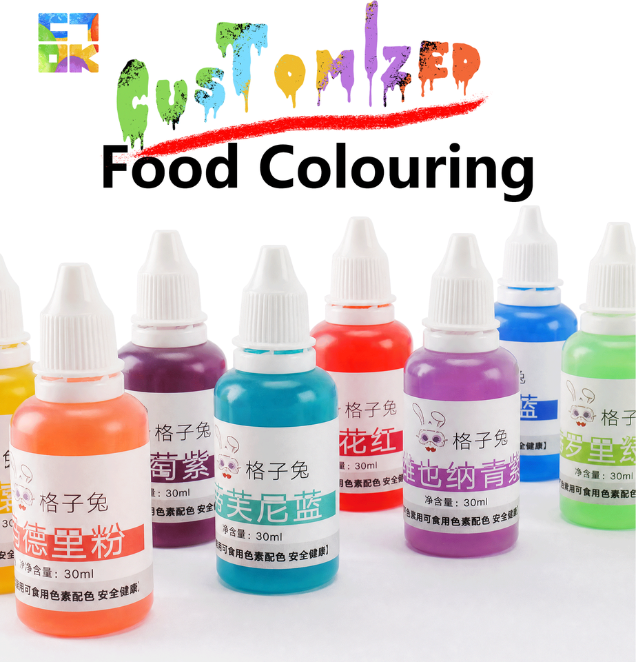 OEM ODM Food Coloring Gel 1KG/25KG Custom Color Non-Toxic Rich Pigment ...