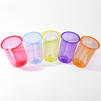 Vasos de Plástico Desechables Personalizados de Colores para Té Boba, Ideales para Servicios de Catering, Fiestas, Eventos Importantes, etc.