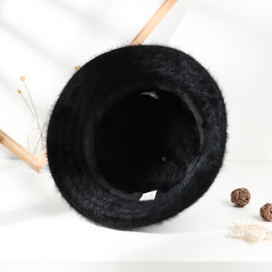 <span class=keywords><strong>2025</strong></span> Mùa Đông Màu Rắn Xô Mũ Ấm Thêu Angora Cá Tính In Rộng Brim Thỏ Tóc Ngư Dân Mũ Cho Người Lớn - Product Image 6