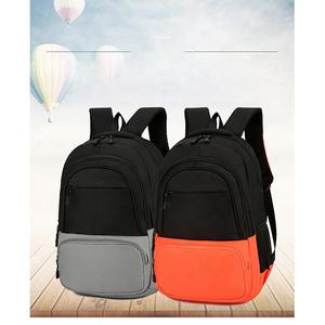 Mochila para ordenador portátil de tela Oxford personalizada unisex con puerto USB impermeable al aire libre diario bolsa de ordenador de oficina para la escuela y los viajes - Product Image 4