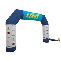 Arche Gonflable Publicitaire pour Événements Sportifs en Plein Air, Porte d'Entrée/Départ, Écologique, Logo Personnalisé en Couleur