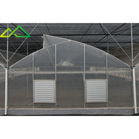 Polyfolie PE Multi-Span Gezaagd Kaszonweringssysteem voor grootschalige commerciële teelt van groenten en bessen, eenvoudig in gebruik