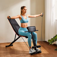 Banc de musculation abdominal réglable et inclinable, banc de musculation multifonctionnel, livraison rapide