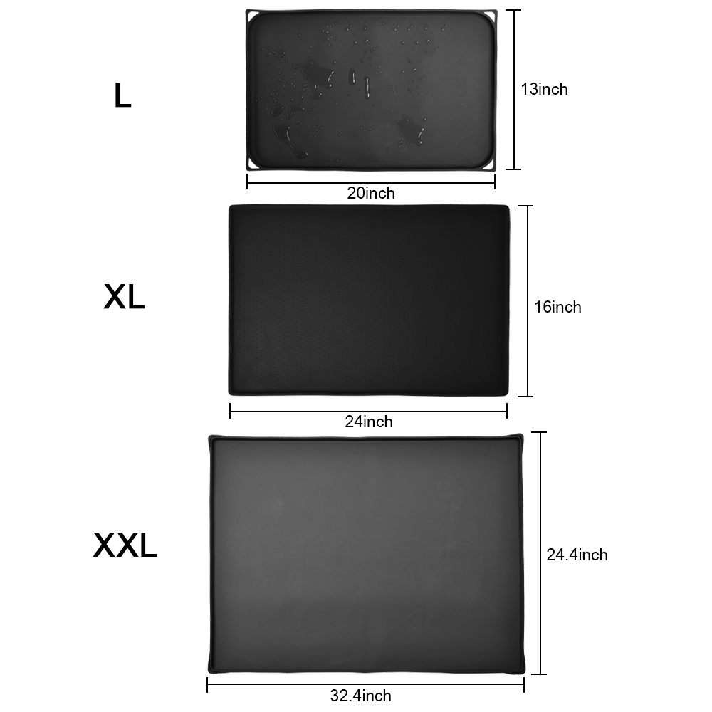 Black - Dish drying mat-01