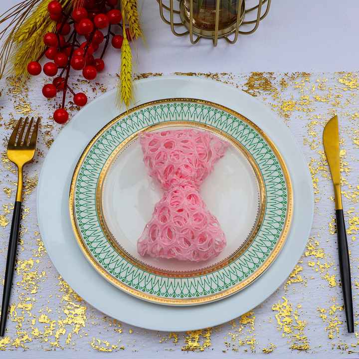 Gold Table Runner Sequin Glitter Foil Metallic Gold Thin Mesh Table Runner Roll Gold Table Decorations for Event Party Wedding