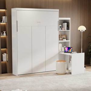 <span class=keywords><strong>Lit</strong></span> escamotable vertical moderne de taille Queen Size avec étagère de table un <span class=keywords><strong>lit</strong></span> mural indispensable <span class=keywords><strong>pour</strong></span> chambre à coucher conçu <span class=keywords><strong>pour</strong></span> l'utilisation de meubles de maison - Product Image 2