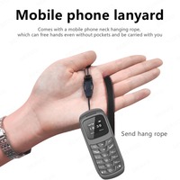 Teléfono Móvil de Bolsillo Mini BM70, 2G GSM, Doble SIM, Lista Negra, Marcador, Reproductor MP3, Teléfono Celular Pequeño con Botones, Teléfono de Respaldo