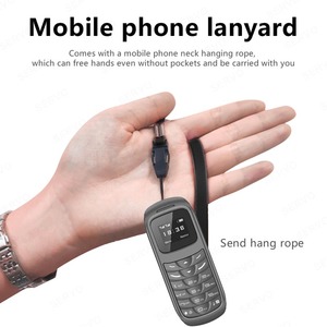 Teléfono Móvil <span class=keywords><strong>de</strong></span> Bolsillo Mini BM70, 2G GSM, Doble SIM, Lista Negra, Marcador, Reproductor MP3, Teléfono <span class=keywords><strong>Celular</strong></span> Pequeño con Botones, Teléfono <span class=keywords><strong>de</strong></span> Respaldo - Product Image 3