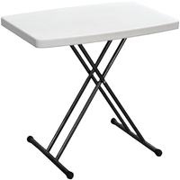Vente en gros de tables de banquet pliables rectangulaires en plastique portables de 6 pieds pour hôtels