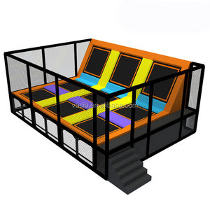 Saut d'air Salto Double Pile Grand Gonflable <span class=keywords><strong>Jumperoo</strong></span> Trampoline dans le Supermarché - Product Image 5