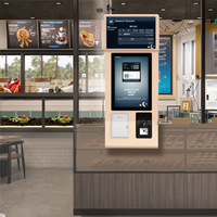 Kiosque de commande automatique à écran tactile Android mural personnalisé avec SDK et bande NFC pour restaurants