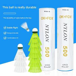 <span class=keywords><strong>Raquette</strong></span> de <span class=keywords><strong>badminton</strong></span> en nylon super résistante, ne se casse pas facilement, coupe-vent, pour divertissement en intérieur - Product Image 1