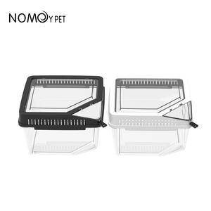 Gecko kertenkele kaplumbağa yılan için yüksek kaliteli kare istiflenebilir sürüngen yetiştiriciliği kutusu kafes - Product Image 4