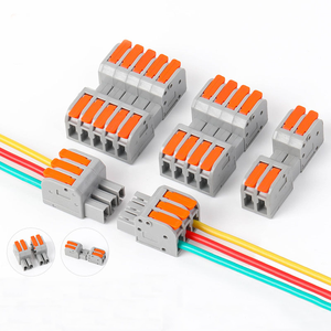 DF-2604D nam và nữ Plug-in spliceable dây nối LEVER Nut nhanh chóng kết nối nhanh mùa xuân dây nối - Product Image 1