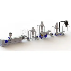Высокопроизводительная автоматическая машина для переработки ПВХ, прочная машина для гранулирования ПВХ