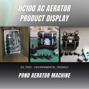 30LPM Energiebesparende, zuurstofrijke dieptewaterbeluchter, olieloze luchtcompressor met diffuser voor vijvers van 0,5 hectare - Product Image 3