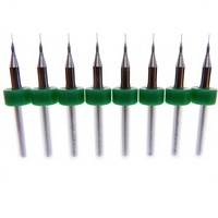 Forets micro-cannelés en tungstène 0,15 mm-1,6 mm à queue droite CNC pour l'installation de circuits imprimés dans les voitures/camions/avions/bateaux Chine