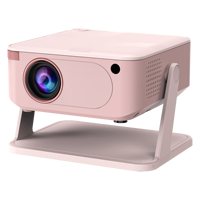 XNANO Fabricant Vente en gros Nouveau design Projecteur HA109 Rose Smart TV Projecteur Android 14 Grand écran Mise en miroir 720P