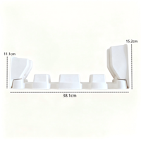 Boîte d'emballage haut de gamme, support latéral pour ordinateur portable en pulpe recyclée pour ordinateur portable de jeu