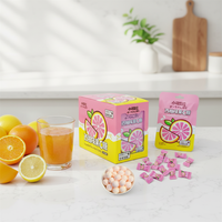Suiker-vrije hoogwaardige munt-grapefruit fruitige smaak tabletten snoepjes met vitamine C, sterke frisse adem, aangepast logo