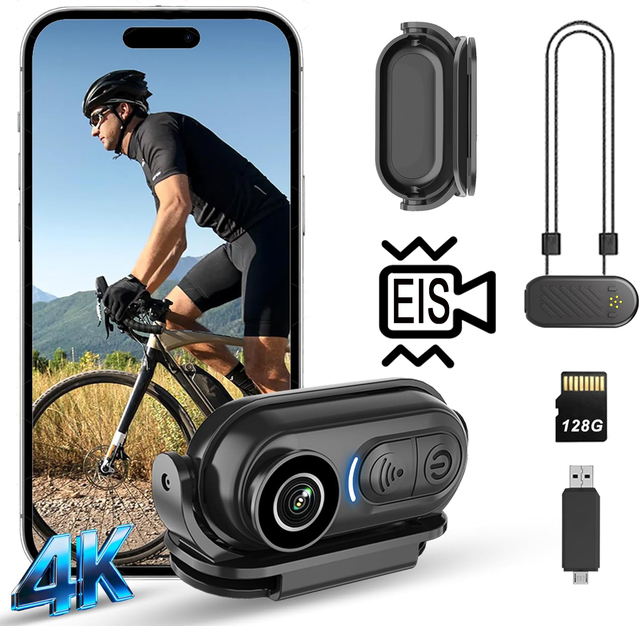VD02 EIS 4K Mini POV Action Camera Portable Body Cam Waterproof Wearable Video Recorder Touch Screen Thumb Sport DV Pet Camera