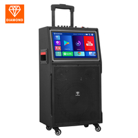 10-Zoll-Tieftöner Leistungsstarkes Soundsystem Professionelle Karaoke-Maschine mit 2,4G BT-Mikrofon Tragbares Karaoke-System mit Touchscreen