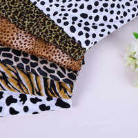 Tissu en velours imprimé animal tigre léopard zèbre tissu pour canapé jouet tissu homme des cavernes Costume tissu
