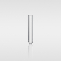 Consommables pour tests médicaux, tubes à essai en plastique PP transparent pour expériences chimiques en laboratoire