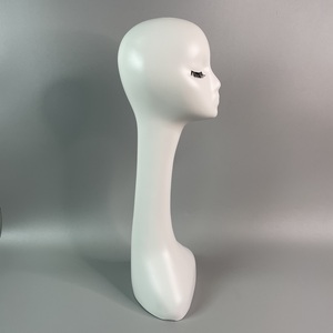 Cabeza de Maniquí de cuello largo blanco de alta calidad, diseño de cisne realista para exhibición de peluca, herramienta de extensión de cabello esencial - Product Image 5