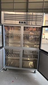 Réfrigérateur vertical professionnel en acier inoxydable à quatre portes avec congélateur intégré FULLKT304 – Vente en gros à chaud - Product Image 2
