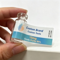 10ml Araştırma Peptidi Şişesi Özel Kalıp Manyetik Sert Kutu Laboratuvar Kullanımı Sabit Konumlu Sert Ambalaj Özel Logo