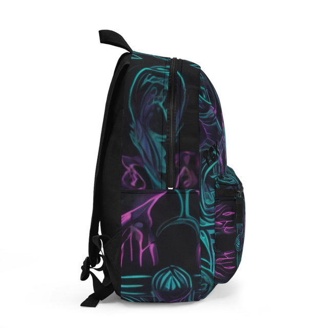 T6X ArtWorX Teal and Pink Cybertech Backpack