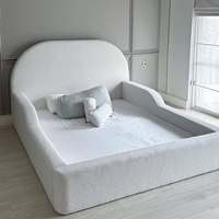 Ensemble canapé-lit Chesterfield moderne sur mesure, design modulaire extensible, pieds en bois massif pour villa, utilisation durable, chambre d'enfant