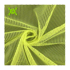 Ngành Jacquard Lưới Vải 100% Polyester Đầy Màu Sắc Huỳnh Quang Phản Quang Lưới Vải Cho Quần Áo