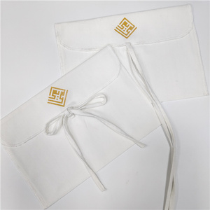 Eco Friendly Cotton <b>Envelope</b> Handbags Cloth Dust Packaging Pouch With Flap Custom Logo Printed <b>Gift</b> Packing Cotton Canvas Pouch - Product Image 6