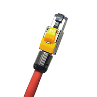 Connecteur de câble Lan Cat7 sans outil, prise Keystone blindée 8P8C RJ45 sans outil, prise modulaire Cat8, adaptateur en alliage de zinc Ip67 mâle M12