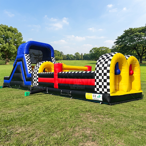 WINSUN Big <b>Inflatable</b> Obstacle Course for Competitive Sports <b>Games</b> Arena PVC Material CE Certified Waterproof & Fireproof - Product Image 1