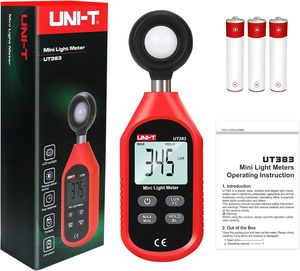 HEDAO UT383 Luxmètre numérique (0~199,900 Lux/0~18,500 FC) pour la photographie sur film et l'éclairage des plantes - Product Image 4