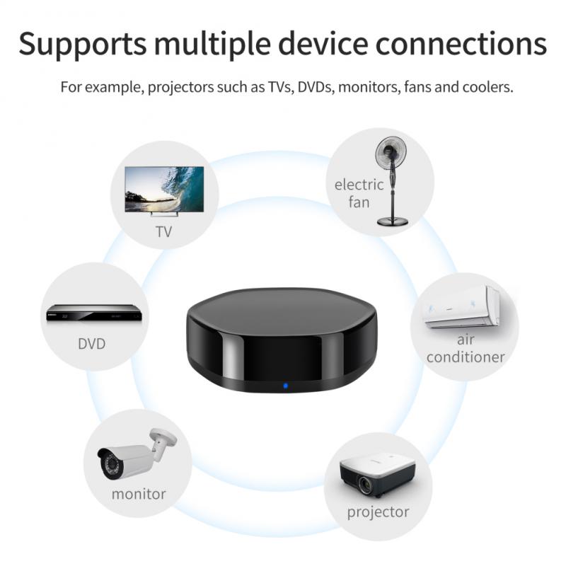 Tuya Zigbee Smart Gateway hub 3 In 1 Multimodal IR Remote Controller   Voice Control Compatible with Alexa Google